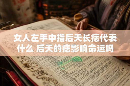 女人左手中指后天长痣代表什么 后天的痣影响命运吗