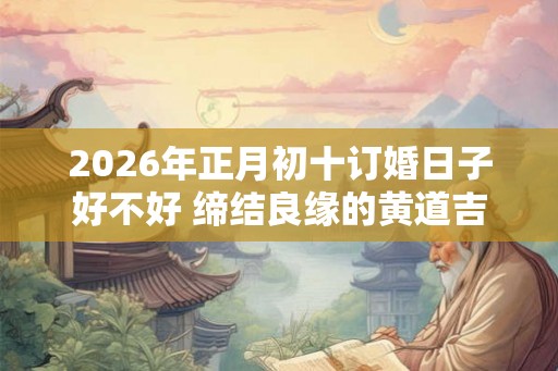 2026年正月初十订婚日子好不好 缔结良缘的黄道吉日 2026年正月初十订婚日子好不好 缔结良缘的黄道吉日