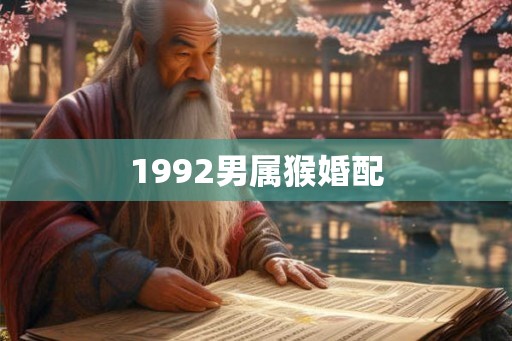 1992男属猴婚配