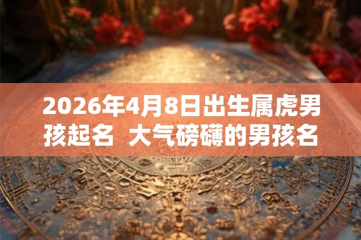 2026年4月8日出生属虎男孩起名  大气磅礴的男孩名字