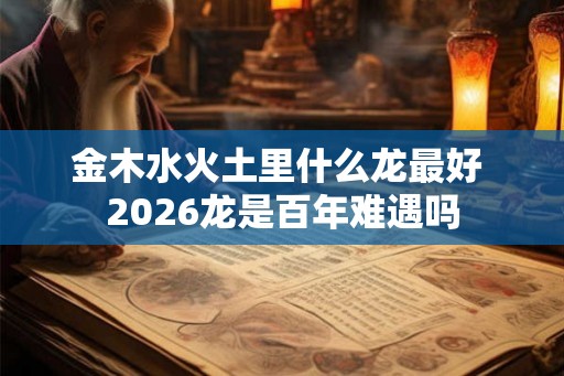 金木水火土里什么龙最好 2026龙是百年难遇吗