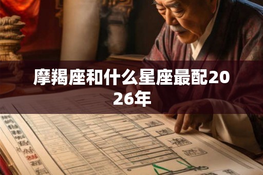 摩羯座和什么星座最配2026年