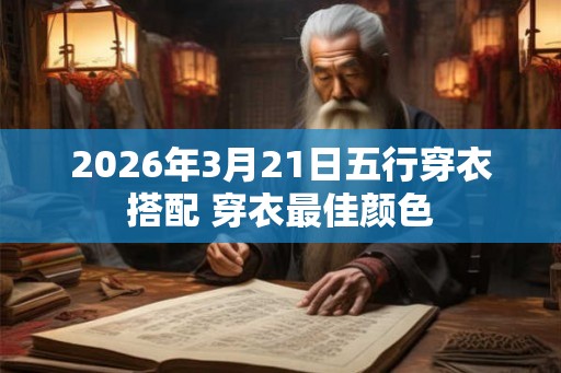 2026年3月21日五行穿衣搭配 穿衣最佳颜色