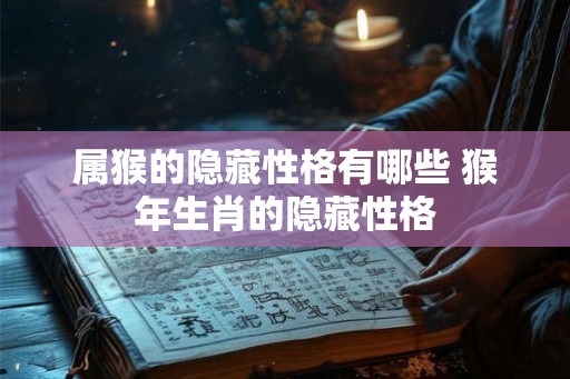 属猴的隐藏性格有哪些 猴年生肖的隐藏性格 属猴的隐藏性格有哪些 猴年生肖的隐藏性格