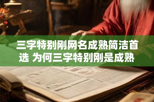 三字特别刚网名成熟简洁首选 为何三字特别刚是成熟简洁的首选
