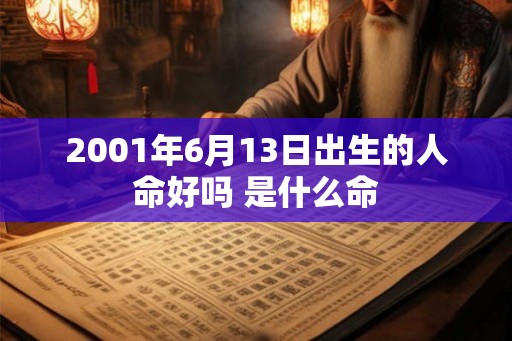 2001年6月13日出生的人命好吗 是什么命