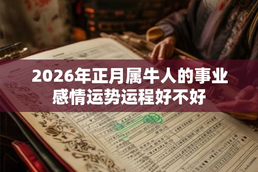 2026年正月属牛人的事业感情运势运程好不好