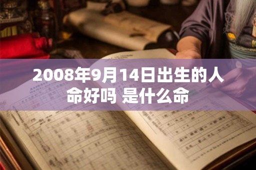 2008年9月14日出生的人命好吗 是什么命 2008年9月14日出生的人命好吗 是什么命