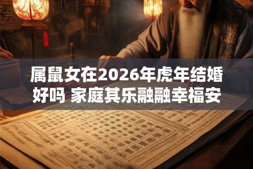 属鼠女在2026年虎年结婚好吗 家庭其乐融融幸福安定