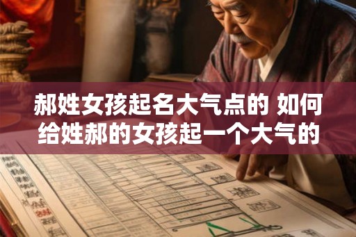 郝姓女孩起名大气点的 如何给姓郝的女孩起一个大气的名字 郝姓女孩起名大气点的 如何给姓郝的女孩起一个大气的名字