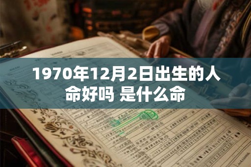1970年12月2日出生的人命好吗 是什么命 1970年12月2日出生的人命好吗 是什么命