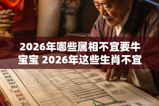 2026年哪些属相不宜要牛宝宝 2026年这些生肖不宜生子 2026年哪些属相不宜要牛宝宝 2026年这些生肖不宜生子