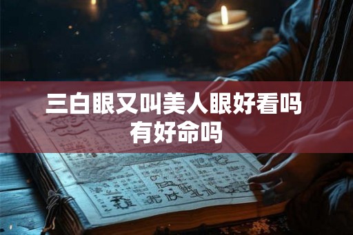 三白眼又叫美人眼好看吗 有好命吗