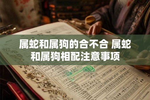 属蛇和属狗的合不合 属蛇和属狗相配注意事项
