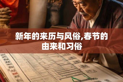 新年的来历与风俗,春节的由来和习俗 新年的来历与风俗,春节的由来和习俗