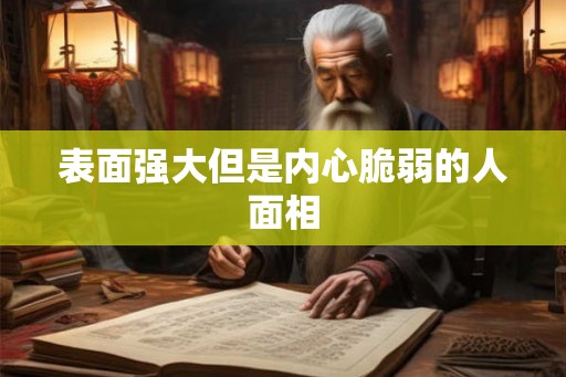 表面强大但是内心脆弱的人面相
