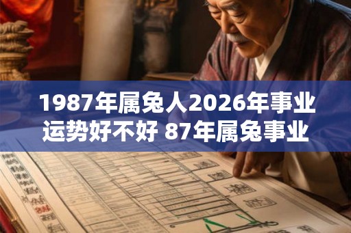 1987年属兔人2026年事业运势好不好 87年属兔事业贵人