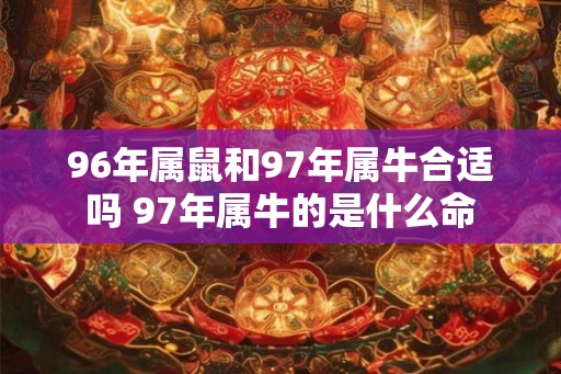 96年属鼠和97年属牛合适吗 97年属牛的是什么命 96年属鼠和97年属牛合适吗 97年属牛的是什么命