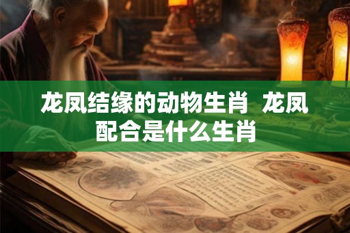 龙凤结缘的动物生肖  龙凤配合是什么生肖