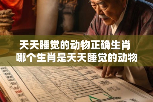 天天睡觉的动物正确生肖 哪个生肖是天天睡觉的动物 天天睡觉的动物正确生肖 哪个生肖是天天睡觉的动物