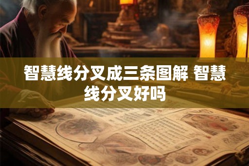 智慧线分叉成三条图解 智慧线分叉好吗