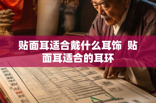 贴面耳适合戴什么耳饰 贴面耳适合的耳环 贴面耳适合戴什么耳饰 贴面耳适合的耳环