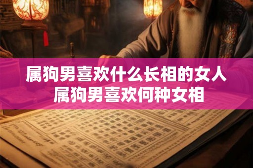 属狗男喜欢什么长相的女人 属狗男喜欢何种女相