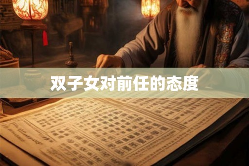 双子女对前任的态度 双子女对前任的态度