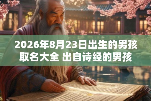 2026年8月23日出生的男孩取名大全 出自诗经的男孩名字
