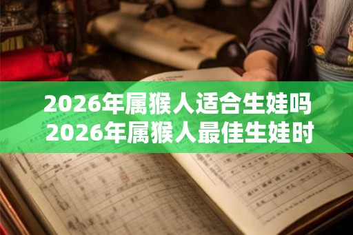 2026年属猴人适合生娃吗 2026年属猴人最佳生娃时机