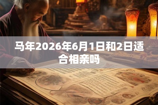 马年2026年6月1日和2日适合相亲吗