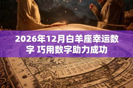 2026年12月白羊座幸运数字 巧用数字助力成功