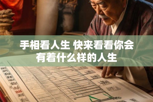 手相看人生 快来看看你会有着什么样的人生