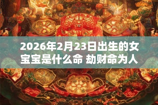2026年2月23日出生的女宝宝是什么命 劫财命为人智慧