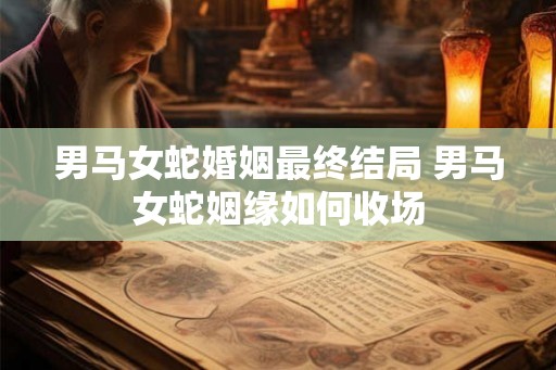 男马女蛇婚姻最终结局 男马女蛇姻缘如何收场