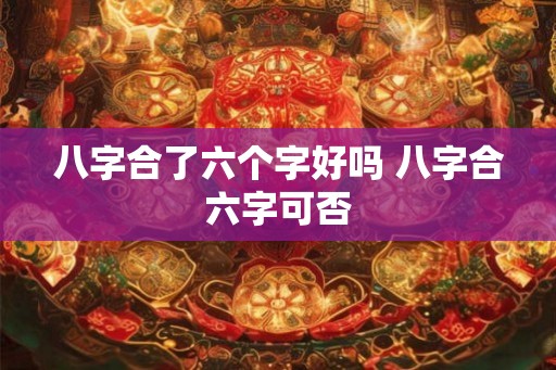 八字合了六个字好吗 八字合六字可否