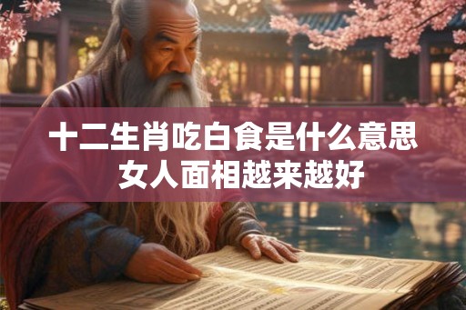 十二生肖吃白食是什么意思  女人面相越来越好
