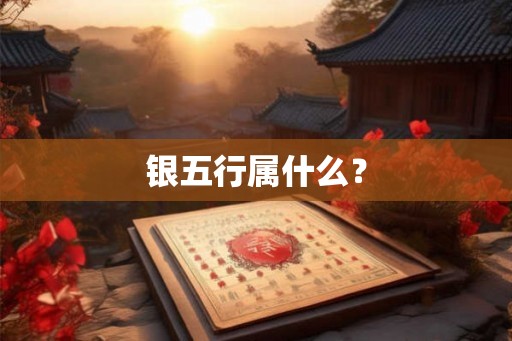 银五行属什么？