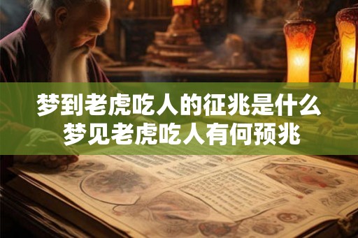 梦到老虎吃人的征兆是什么 梦见老虎吃人有何预兆