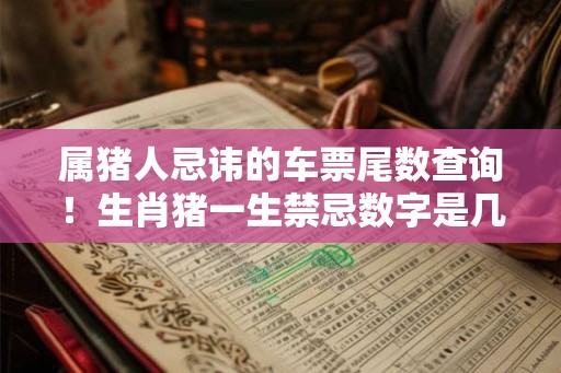 属猪人忌讳的车票尾数查询！生肖猪一生禁忌数字是几
