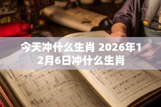 今天冲什么生肖 2026年12月6日冲什么生肖 今天冲什么生肖 2026年12月6日冲什么生肖