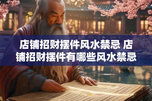 店铺招财摆件风水禁忌 店铺招财摆件有哪些风水禁忌