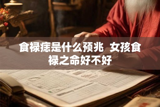 食禄痣是什么预兆 女孩食禄之命好不好 食禄痣是什么预兆 女孩食禄之命好不好