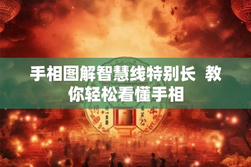 手相图解智慧线特别长  教你轻松看懂手相