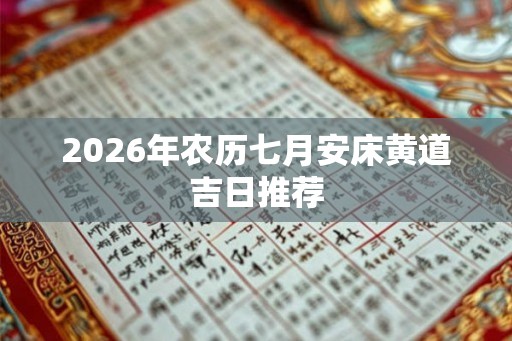 2026年农历七月安床黄道吉日推荐 2026年农历七月安床黄道吉日推荐