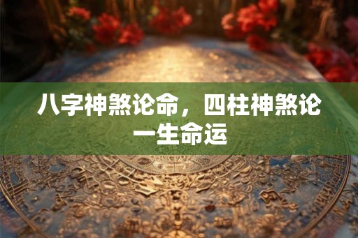 八字神煞论命，四柱神煞论一生命运