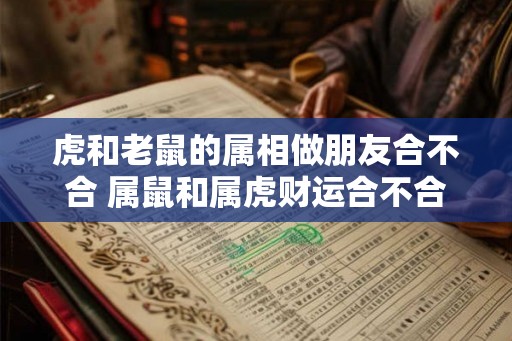 虎和老鼠的属相做朋友合不合 属鼠和属虎财运合不合