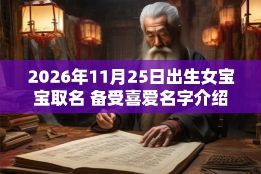 2026年11月25日出生女宝宝取名 备受喜爱名字介绍
