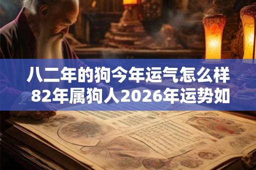 八二年的狗今年运气怎么样 82年属狗人2026年运势如何