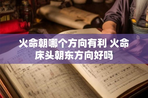 火命朝哪个方向有利 火命床头朝东方向好吗 火命朝哪个方向有利 火命床头朝东方向好吗